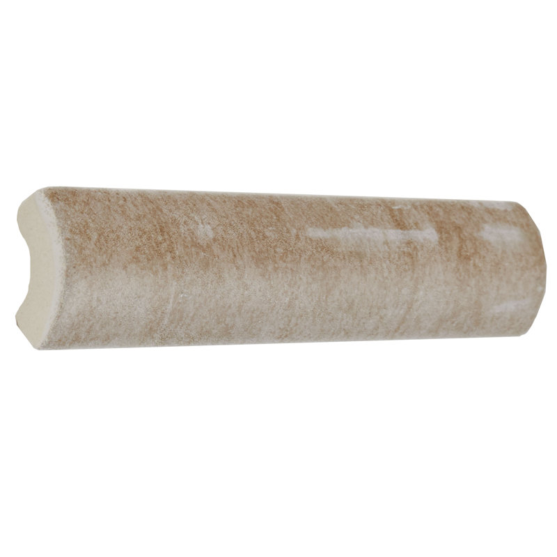 Itona Tile 6" x 1" Ceramic Quarter Round Tile Trim in Brown Wayfair